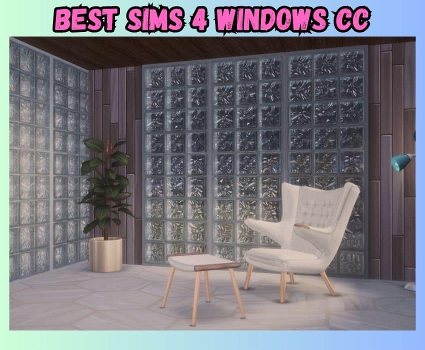 sims 4 glass block windows