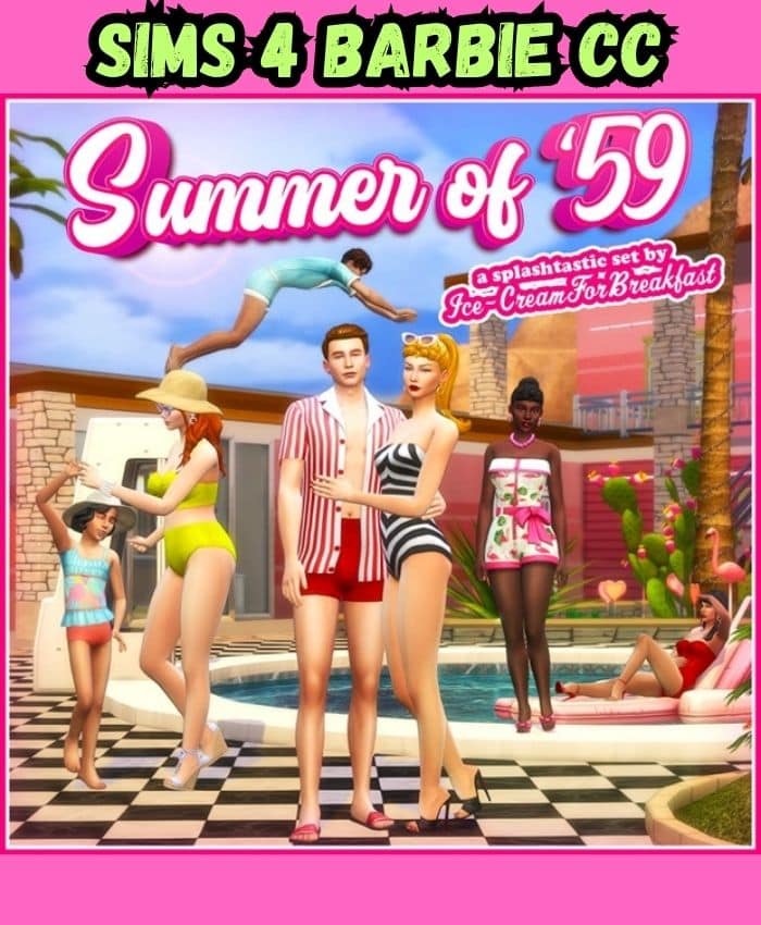 sims 4 summer of '59 cc pack