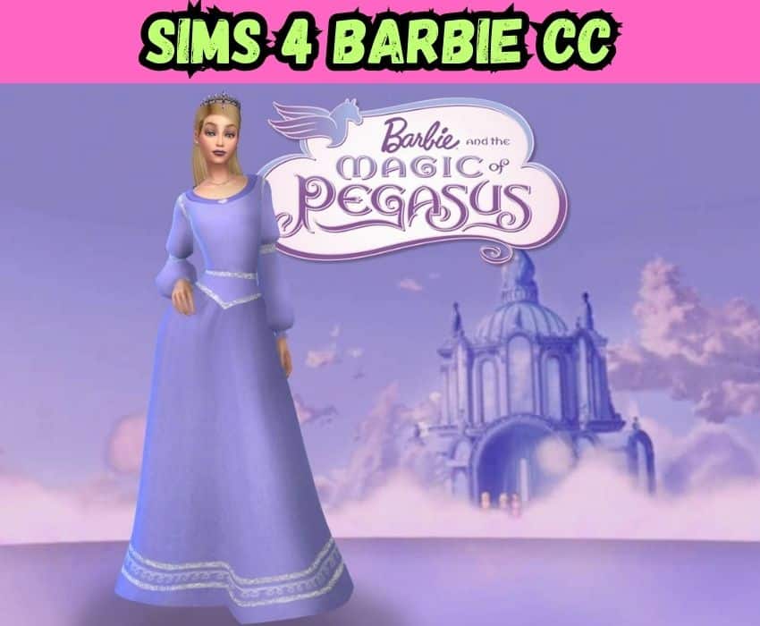 sims 4 barbie and the magic of pegasus cc