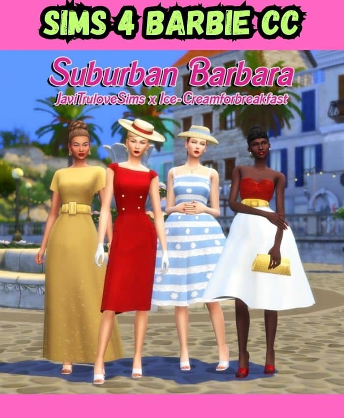 sims 4 suburban barbara clothing set