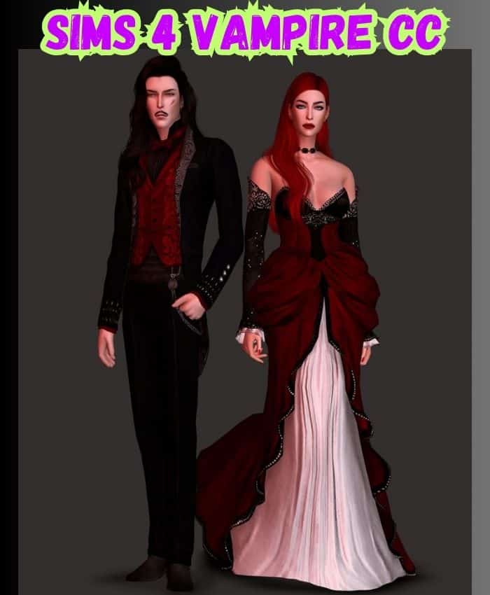 sims 4 vampire clothes cc