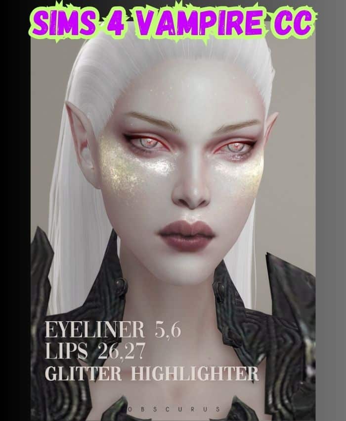 sims 4 vampire glitter skin 