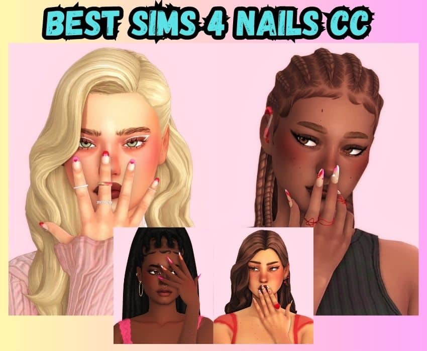 sims 4 holiday nails cc