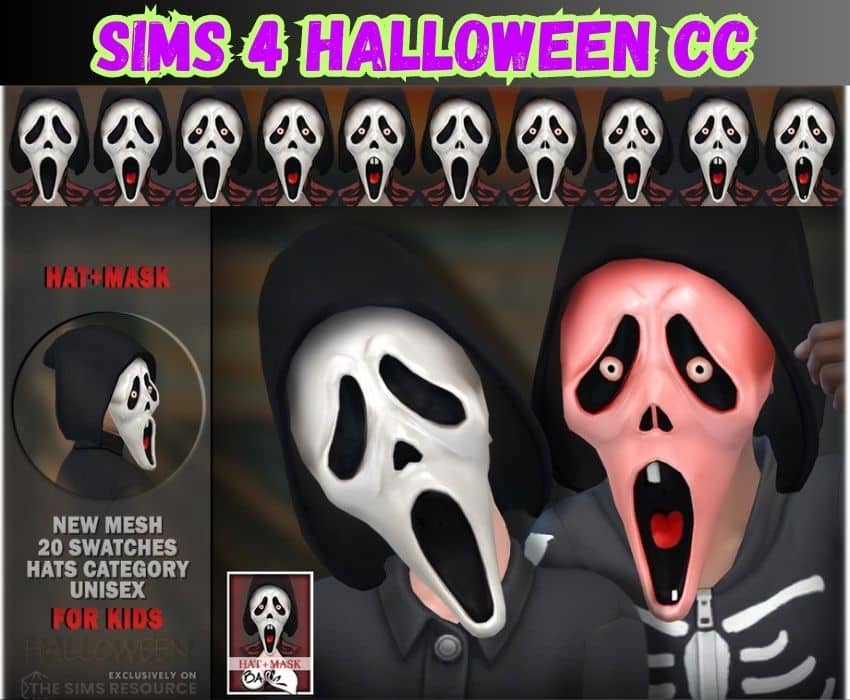 sims 4 scream mask