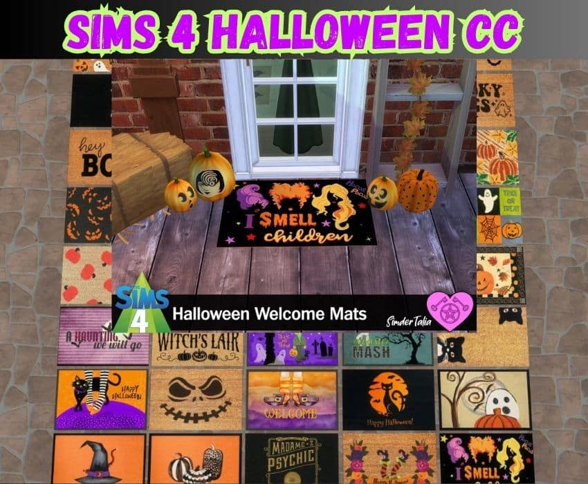 sims 4 halloween mats