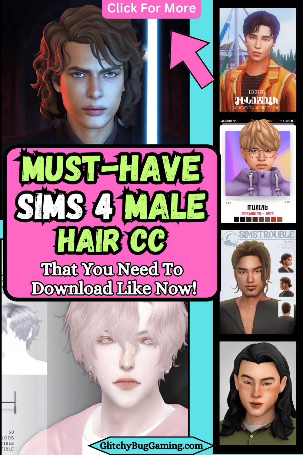 sims 4 male hair cc