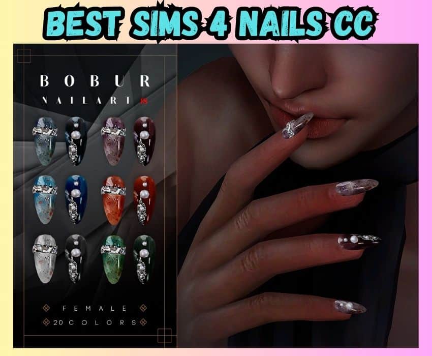 sims 4 gemstone nails