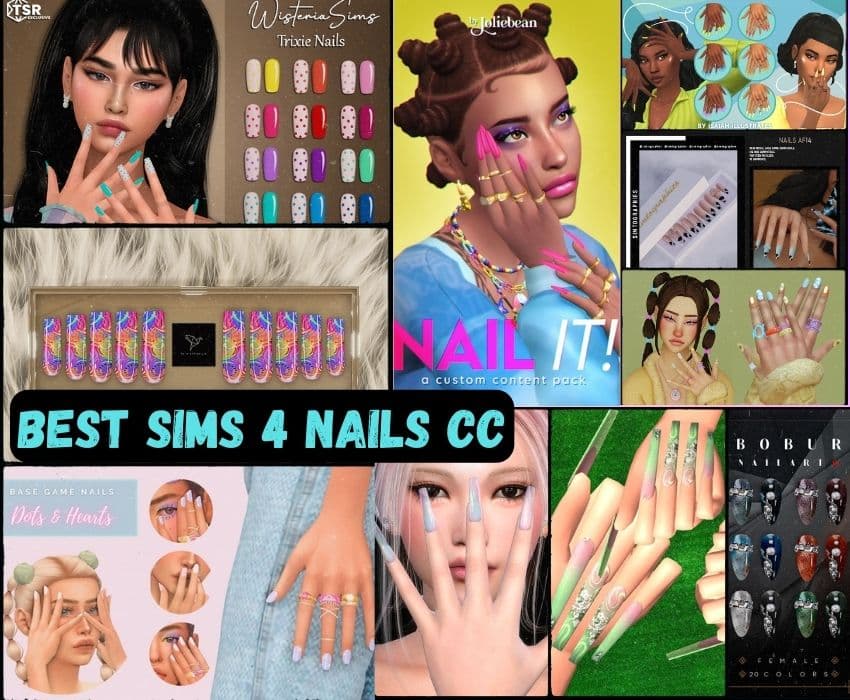 sims 4 nails cc