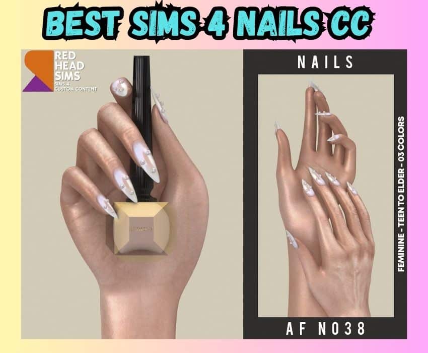 sims 4 stiletto nails 