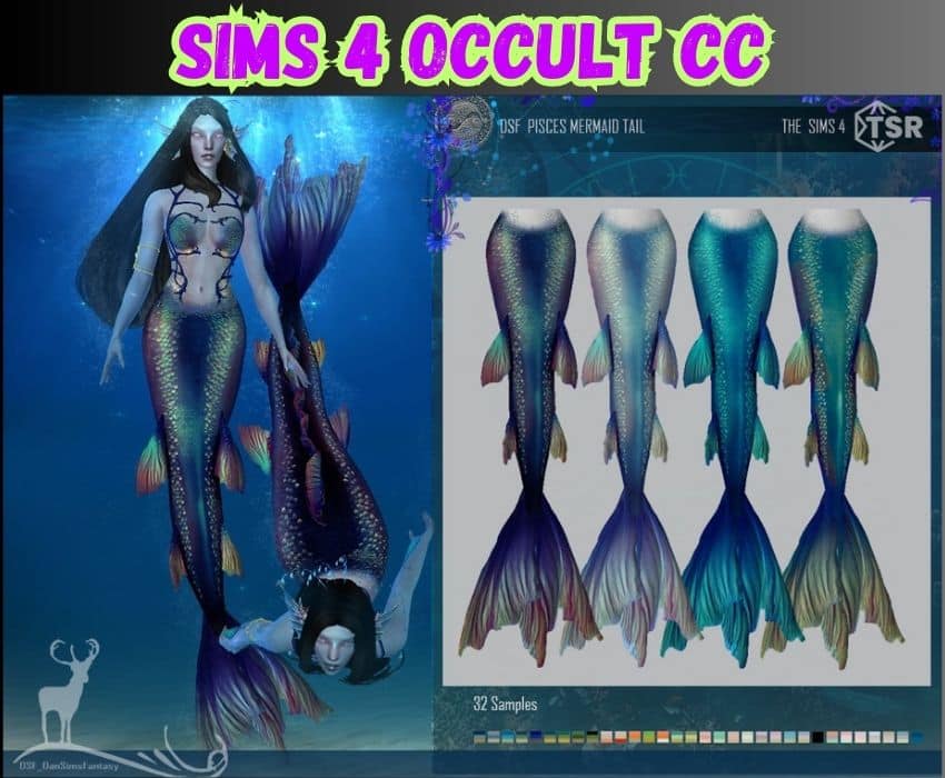 sims 4 mermaid tails cc