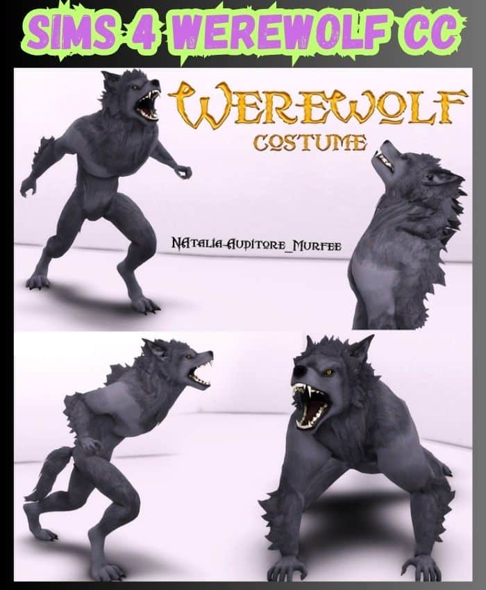 sims 4 werewolf costume