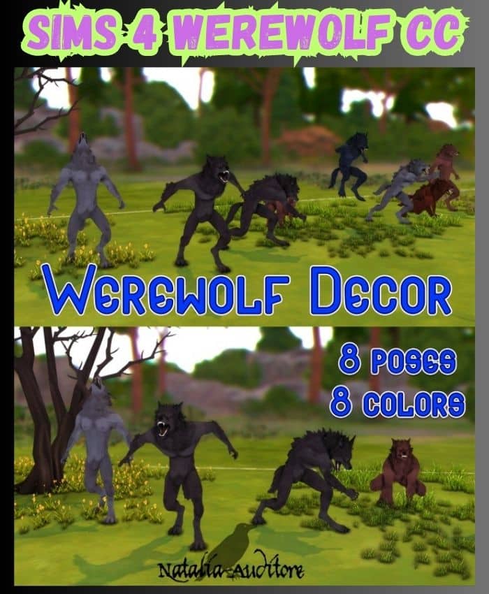 sims 4 werewolf decor cc