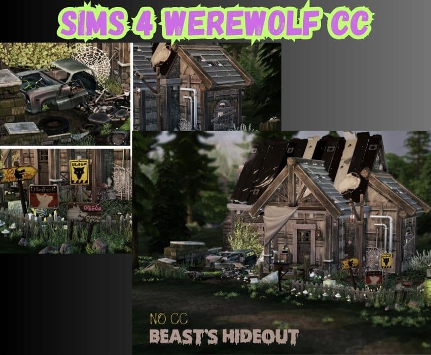 sims 4 werewolf beasts hideout