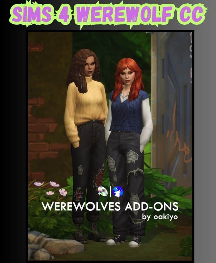 sims 4 werewolves add ons