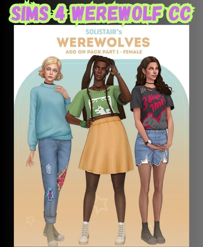 sims 4 werewolves outfits