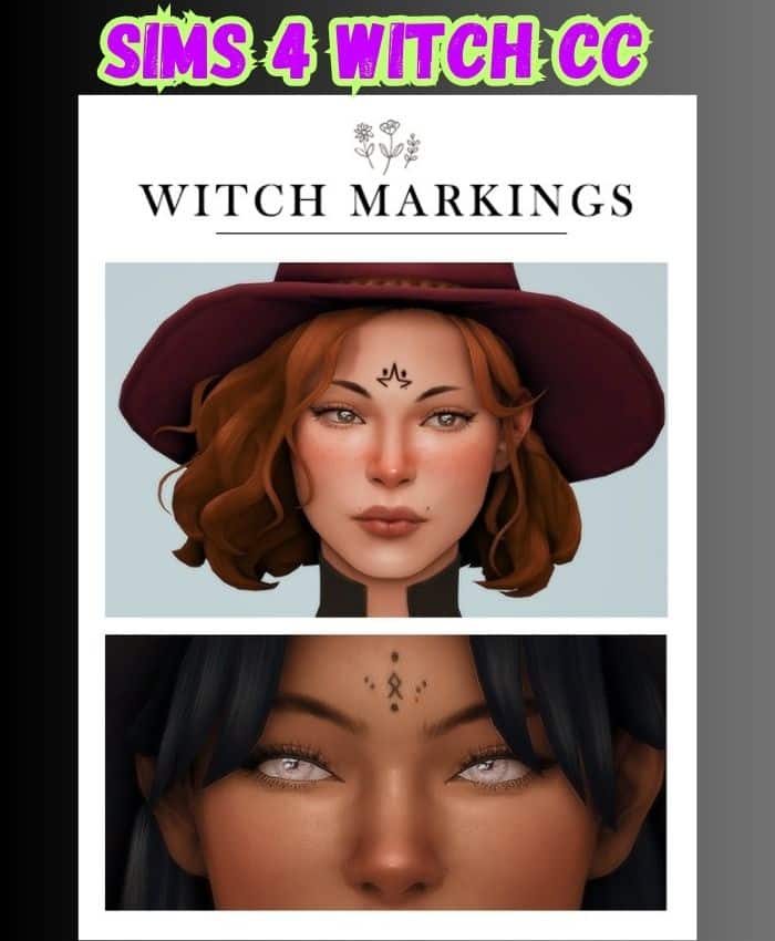 sims 4 witch markings