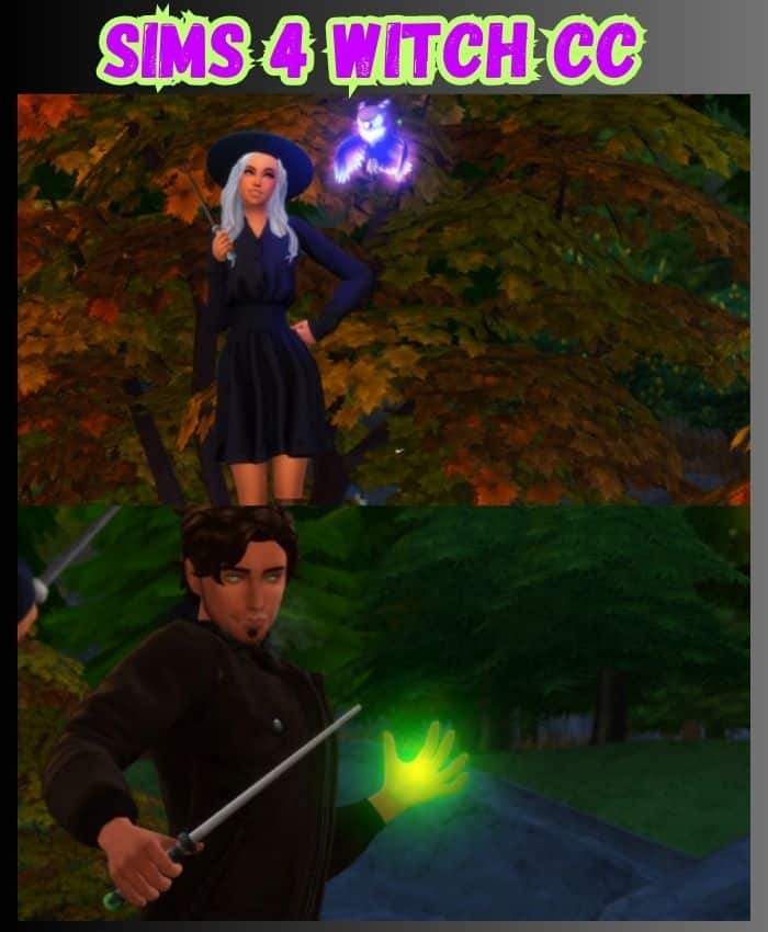 sims 4 witch wand cc