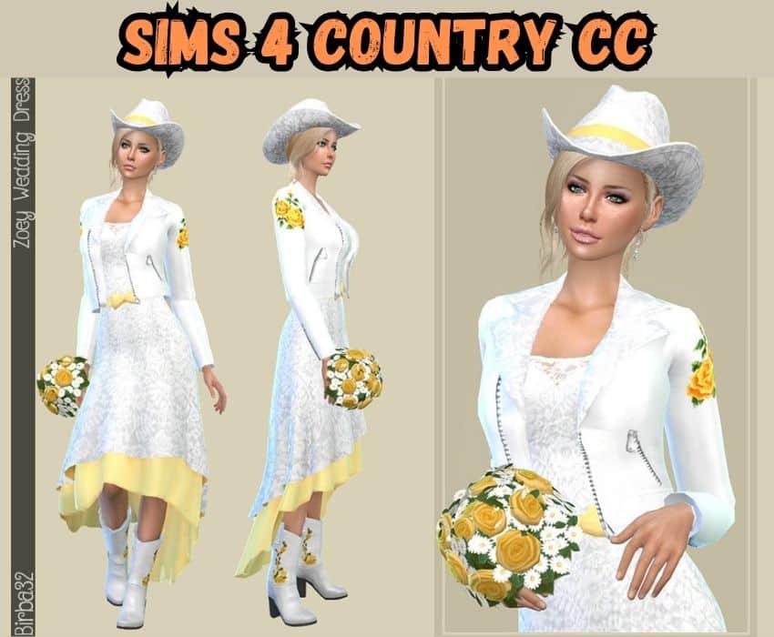 sims 4 country wedding cc