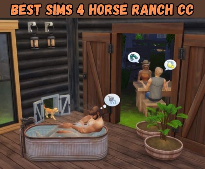 sims 4 horse ranch addons