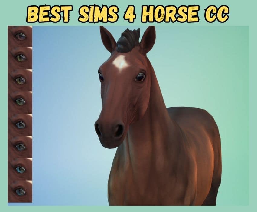 sims 4 non default horse eyes replacements 