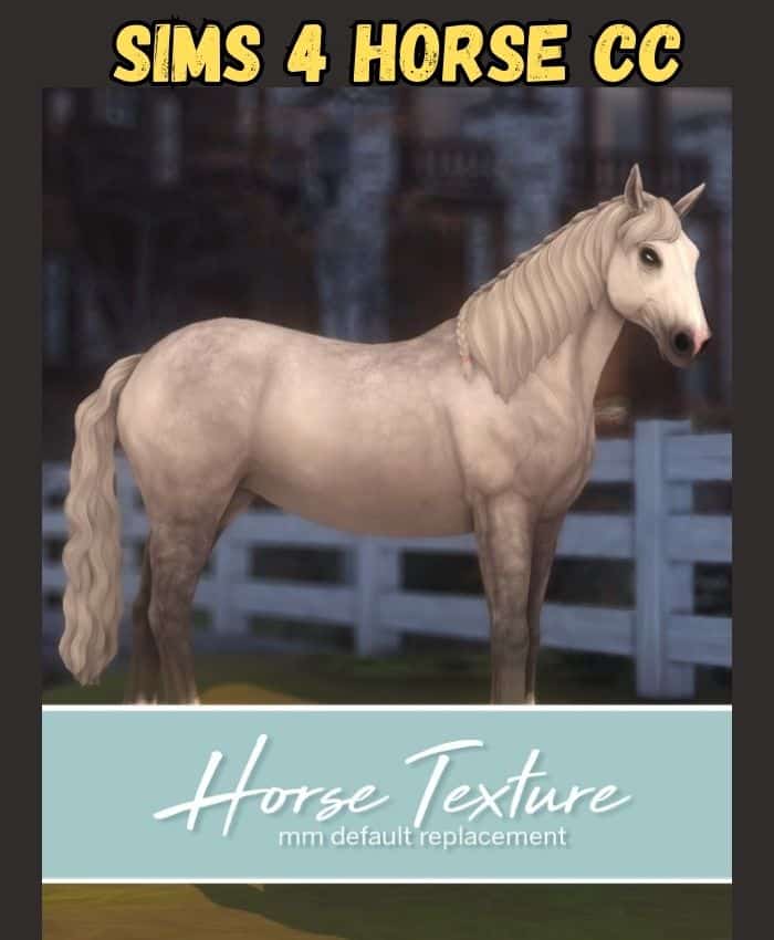 sims 4 horse default maxis match texture 