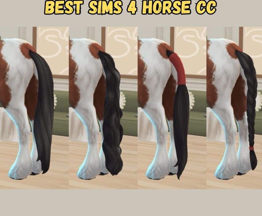 sims 4 horse tails