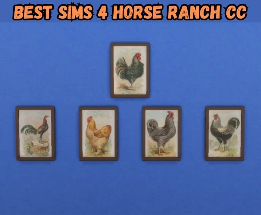 sims 4 horse ranch roosters