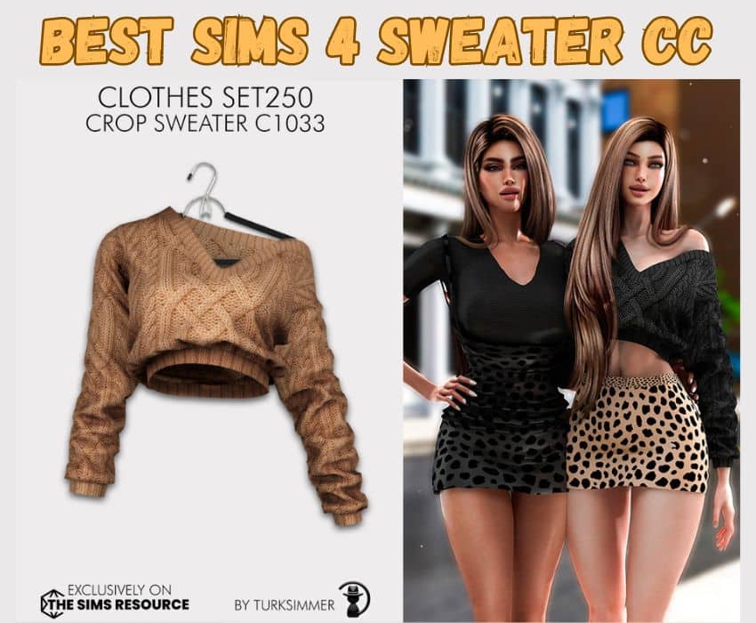 chick crop sweater