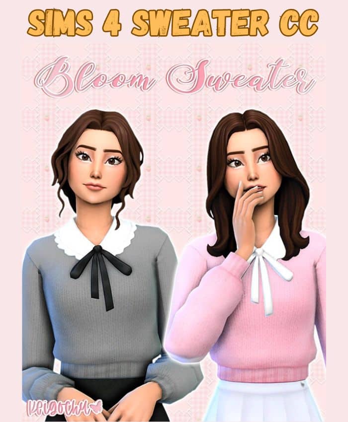 25+ Snuggly Sims 4 Sweater Cc (2023): For The Ultimate Cozy Sweater ...