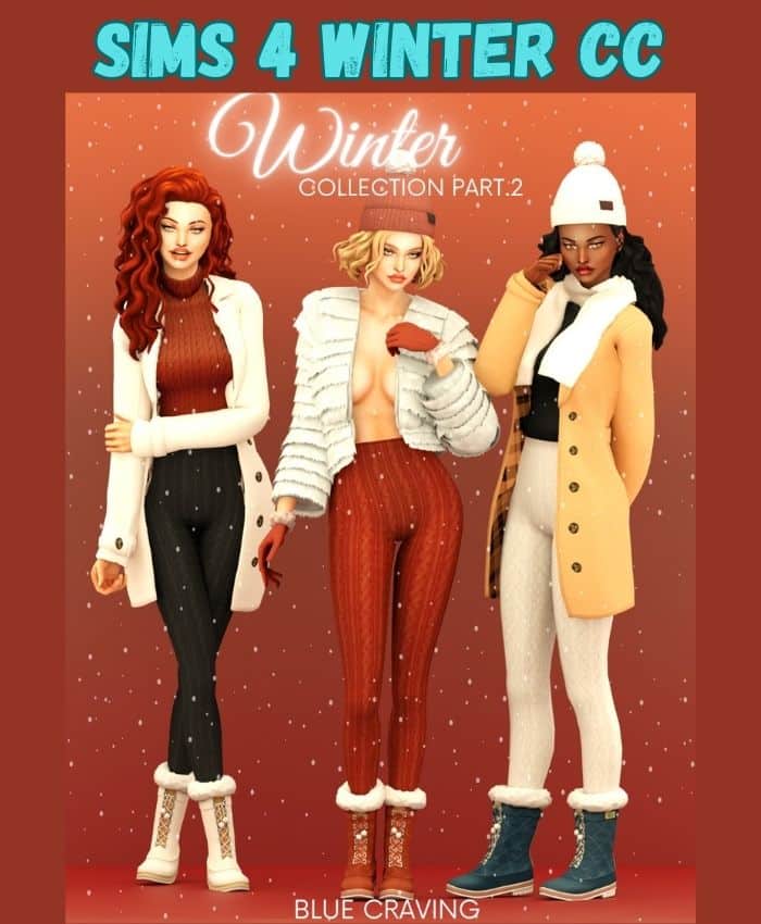 sims 4 winter outfit cc pack