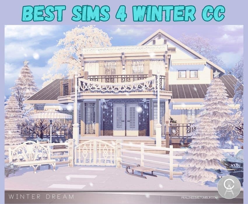 sims 4 winter home