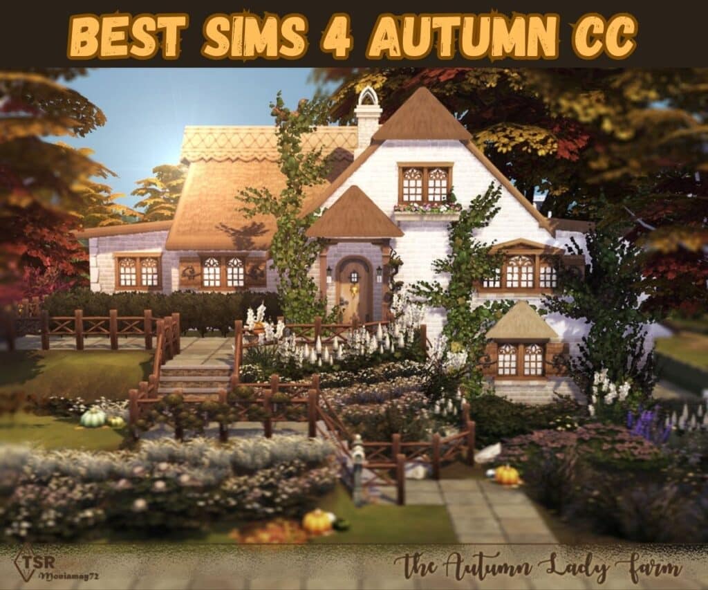 Sims 4 the Autumn lady farm house build