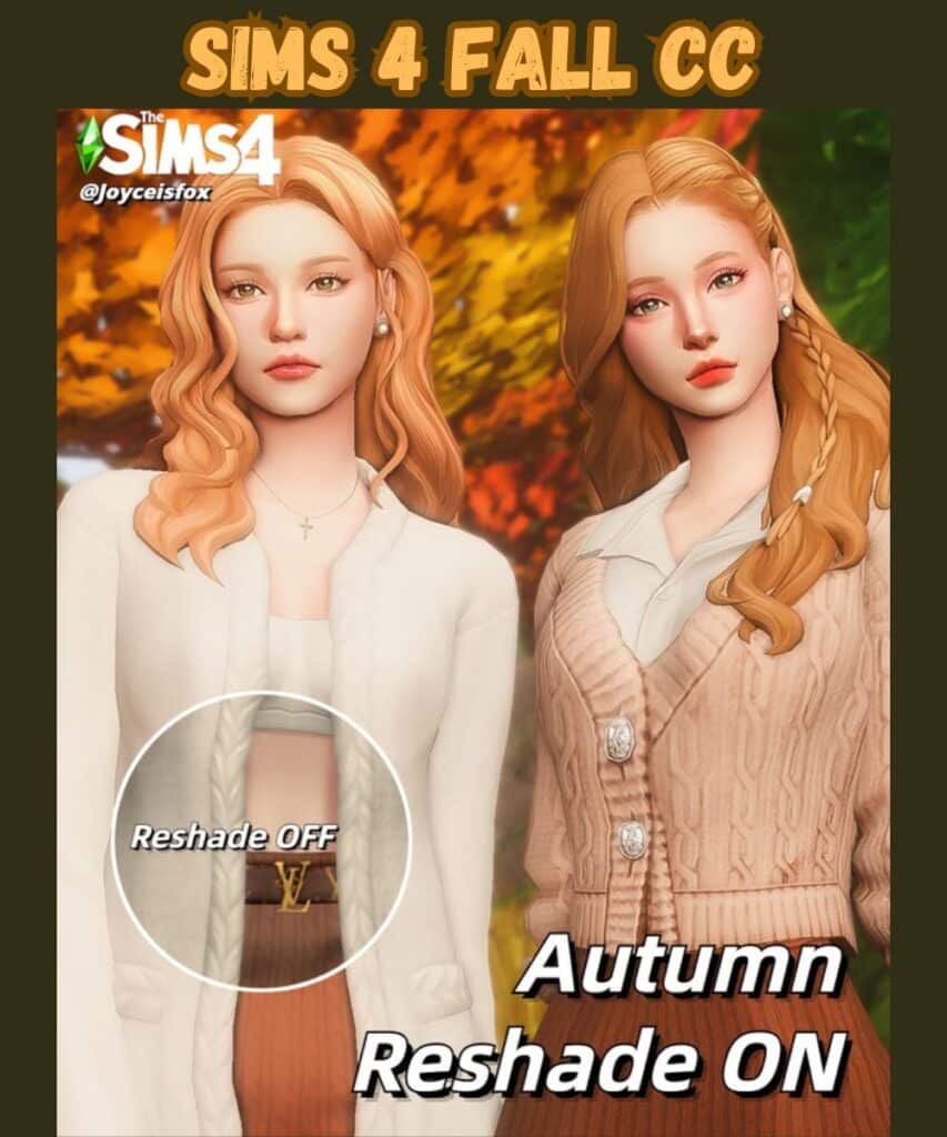 Sim 4 Autumn Reshade On preset 