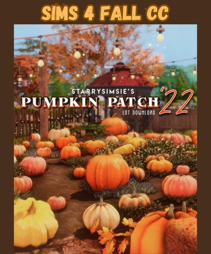 29 Cozy Sims 4 Autumn Cc Full Of Pumpkin Spice And Sweater Weather Fun