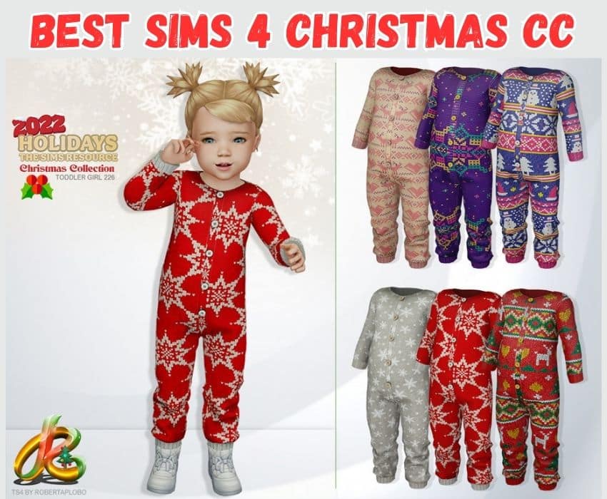 Sims 4 Christmas Pjs