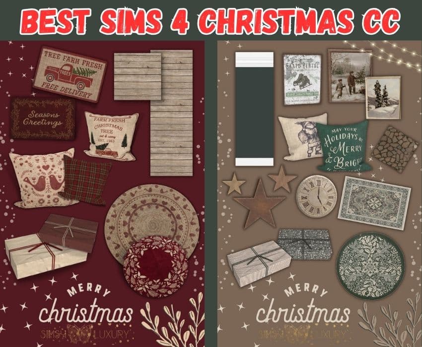 Sims 4 Christmas cc pack