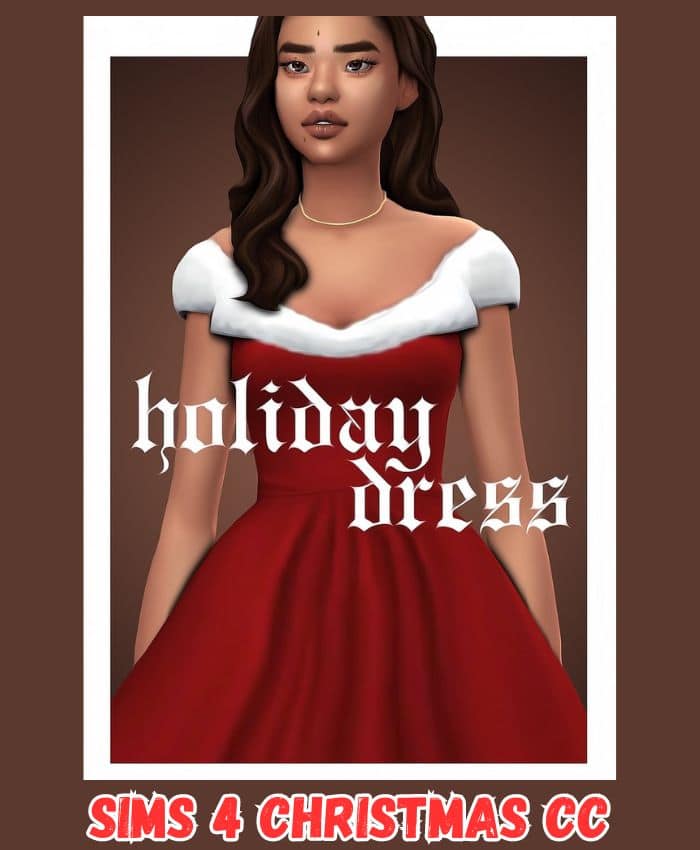 Sims 4 Holiday dress