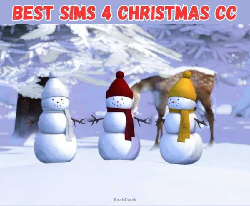 Sims 4 Snowman decor