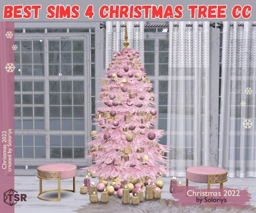 Pink Christmas tree