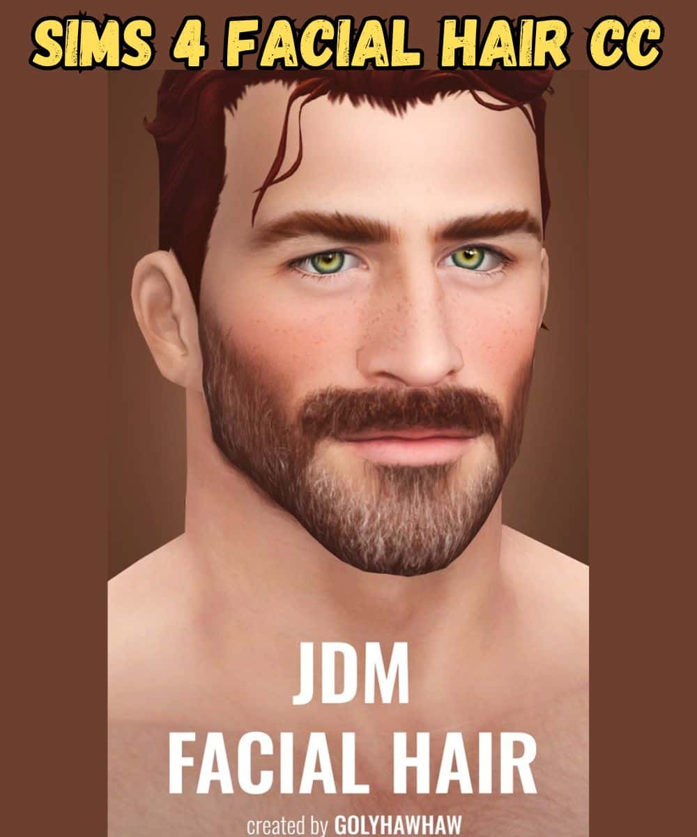 19+ Amazing Sims 4 Facial Hair CC (Beards, Mustaches, Stubble, & Goatees)