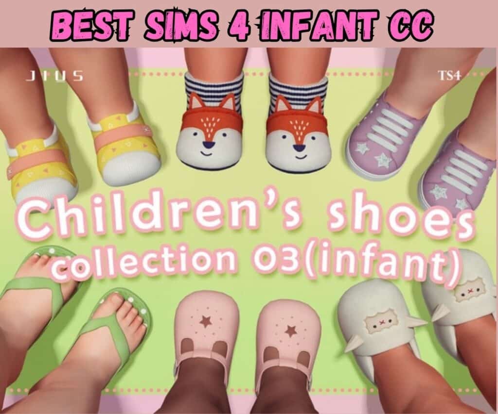 sims 4 children shoes different kids