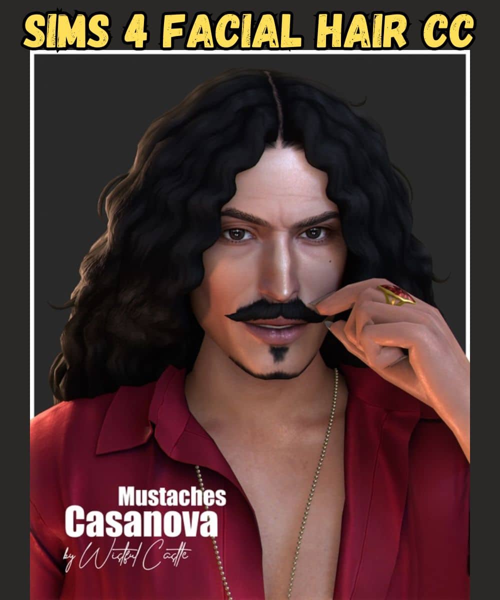 19+ Amazing Sims 4 Facial Hair CC (Beards, Mustaches, Stubble, & Goatees)