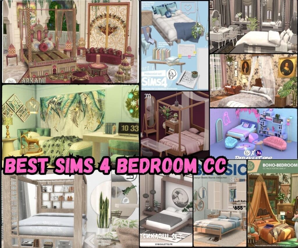 Sims 4 bedroom cc
