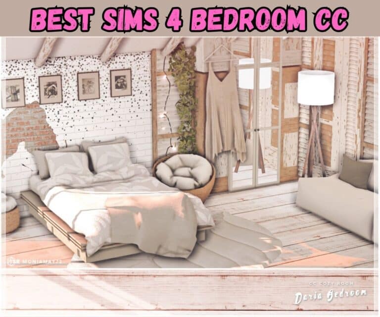 23+ Cozy Sims 4 Bedroom CC (Bedding, Furniture, Decor, & More)