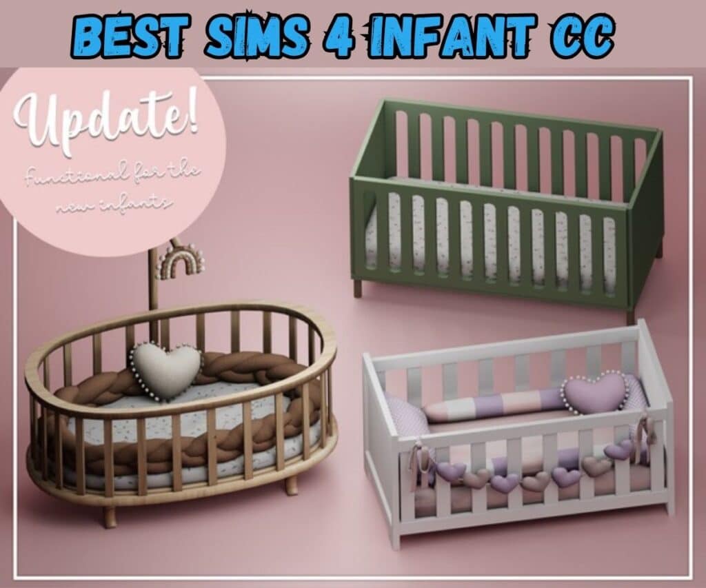 sims 4 infant baby furniture crib