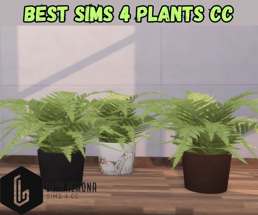 sims 4 cat plant cc