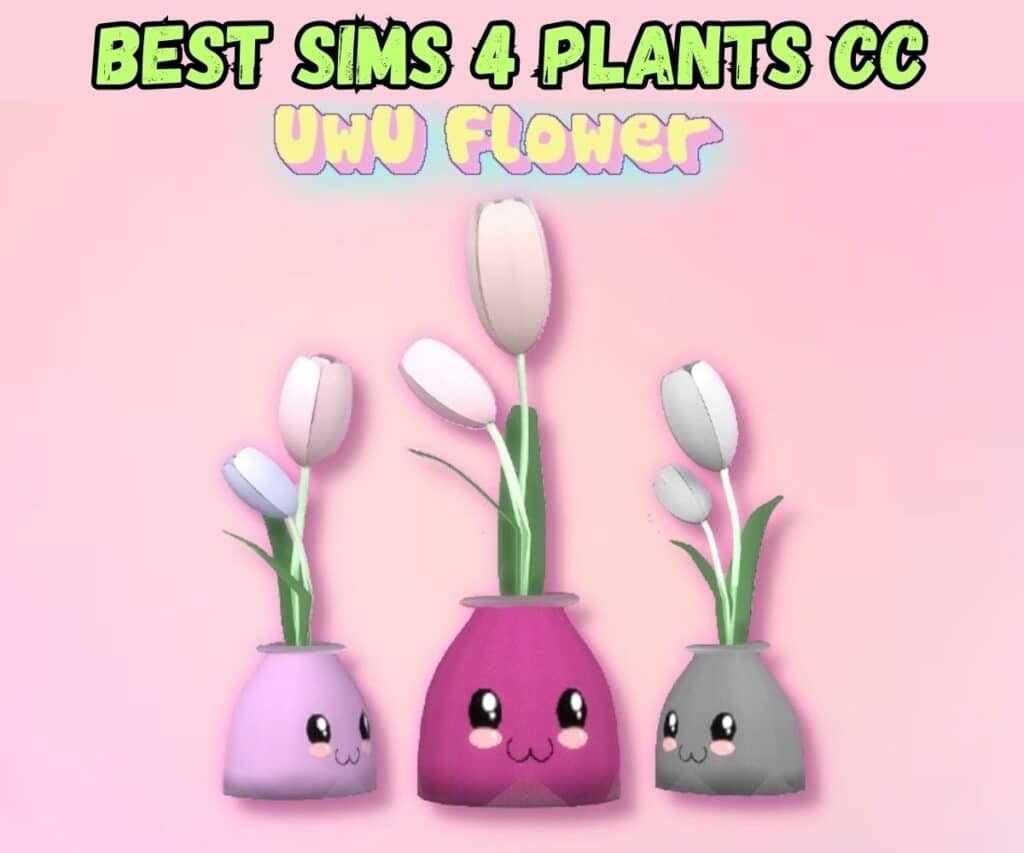 cute flower in vase sims 4