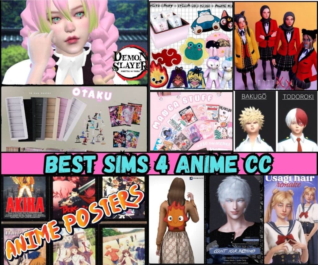 Sims 4 Anime CC