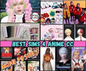 Sims 4 Anime cc