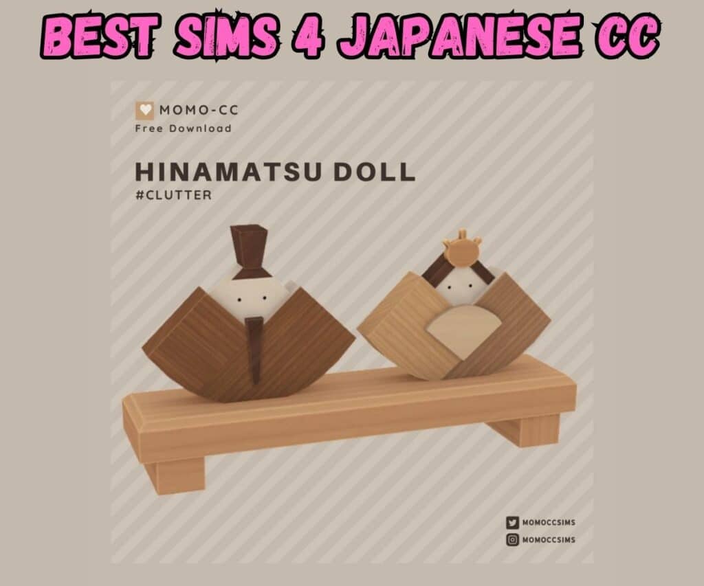 sims 4 Japanese doll cc